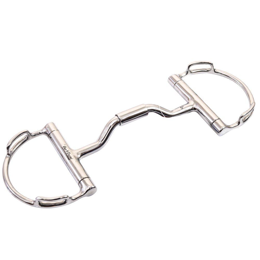 Bar H Equine Stainless Steel Med D Ring Racking Snaffle Bit | Bits for Horses | Horse Bit | Horse Bits | Snaffle Bits for Horses | Horse Bits and Bridles