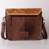 American Darling ADBG1041 Small Crossbody Hand Tooled Genuine Leather Women Bag Western Handbag Purse