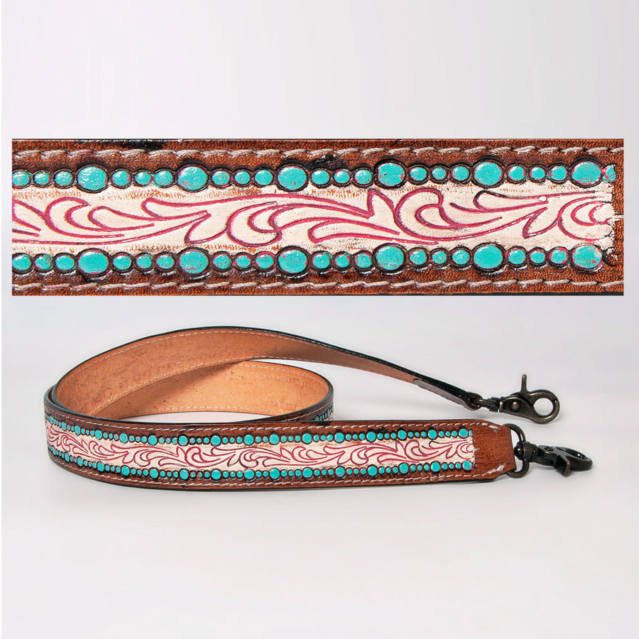 American Darling ADSTF183 Hand Tooled Genuine Leather Crossbody Handle by Hilason – Cowboy and equestrian accessories