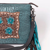 Ohlay Bags KBG183 Clutch Hand Tooled Crocodile Embossed Genuine Leather Women Bag Western Handbag Purse