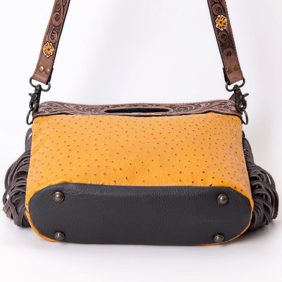 OHLAY Clutch Hand Tooled Genuine Leather Women Bag Western Handbag Purse | Purses for Cute