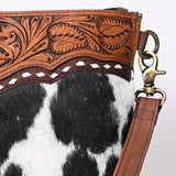 OHLAY KBK130 HOBO Hand Tooled Hair-on Genuine Leather women bag western handbag purse