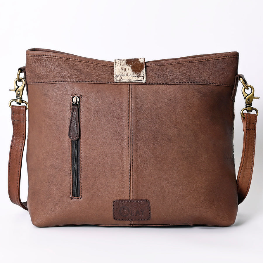 OHLAY Hobo Hand Tooled Hair-On Genuine Leather Women Bag Western Handbag Purse | Womens Handbags Belt for Summer
