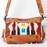 American Darling Clutch Hand Tooled Hair on Genuine Leather Western Women Bag Handbag Purse | Purses for Cute