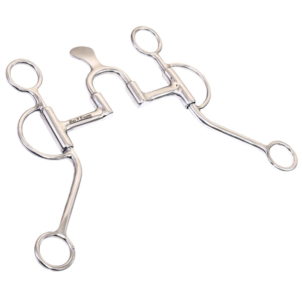 Bar H Equine High Port Swivel Shank Tranning Bit Gag Mouth Stainless by Hilason – Cowboy and equestrian accessories