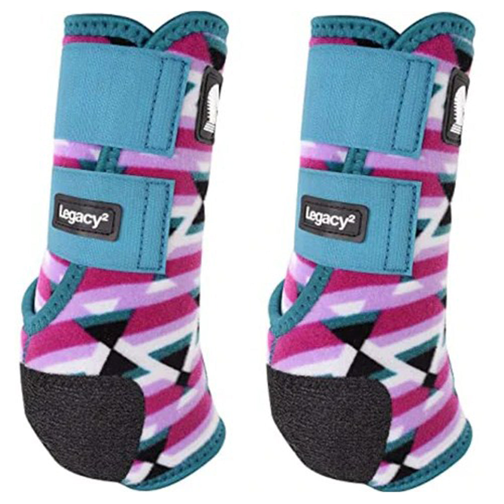 Classic Equine Legacy2 Hind Pattern Horse Boots Neoprene Fiesta