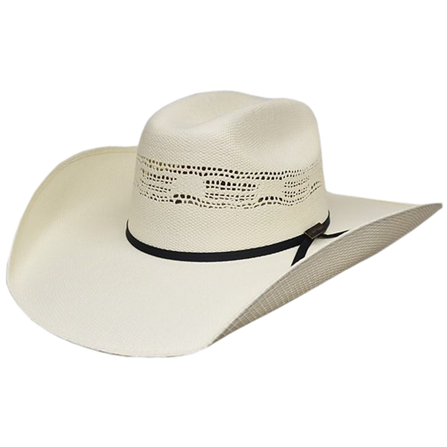 Lonestar Cool Max Bangora Truman Cowboy Hat Width 4.5 Inch Brim Cream 7 Size - Uhorse