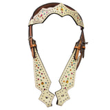 Western Horse Headstall Bridle American Leather Hilason - Uhorse