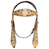 Western Horse Headstall Bridle American Leather Hilason