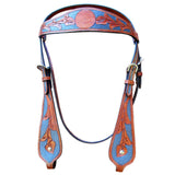 Western Horse Headstall Bridle American Leather Hilason