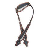 Hilason Western Horse One Ear Headstall Bridle American Leather Black