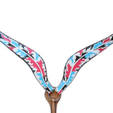 Hilason W. H. Breast Collar Headstall American Leather Tan – Hilason