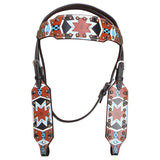 Hilason Western Horse Headstall Bridle American Leather Brown