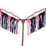 Hilason W. H. Breast Collar American Leather Tan by Hilason – Cowboy and equestrian accessories