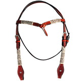 Hilason Western Horse Headstall Bridle American Leather Tan