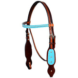 HILASON Western Horse One Ear Headstall Tack Bridle American Leather | Headstall for Horses Western | Horse Headstall | Western Headstalls for Horses | Headstalls for Horses | Western Headstall