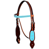HILASON W. H. One Ear Headstall Tk. Bridle American Leather | for H.s by Hilason – Cowboy and equestrian accessories