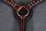 Hilason Genuine Leather Western Horse Breast Collar Brown