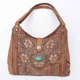 American Darling Hand Tooled Genuine Leather Women Bag Western Handbag Purse