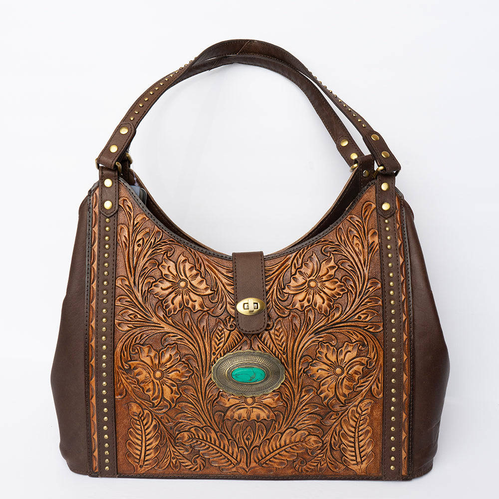 Zelris Floral Western Hobo Purse - Pu Leather Handbag With Turquoise Concho & Concealed Carry Pocket - View #12
