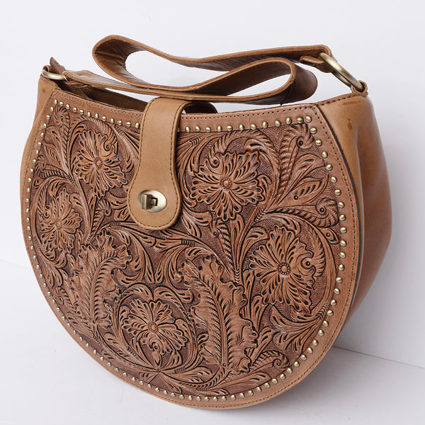 American Darling Tote Hand Tooled Genuine Leather Western Women Bag | Handbag Purse for Cute - Uhorse