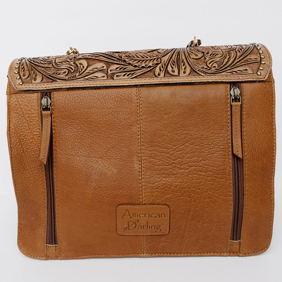American Darling Cross Body Hand Tooled Hair on Genuine Leather Western Women Bag | Handbag Purse Crossbody for Cute