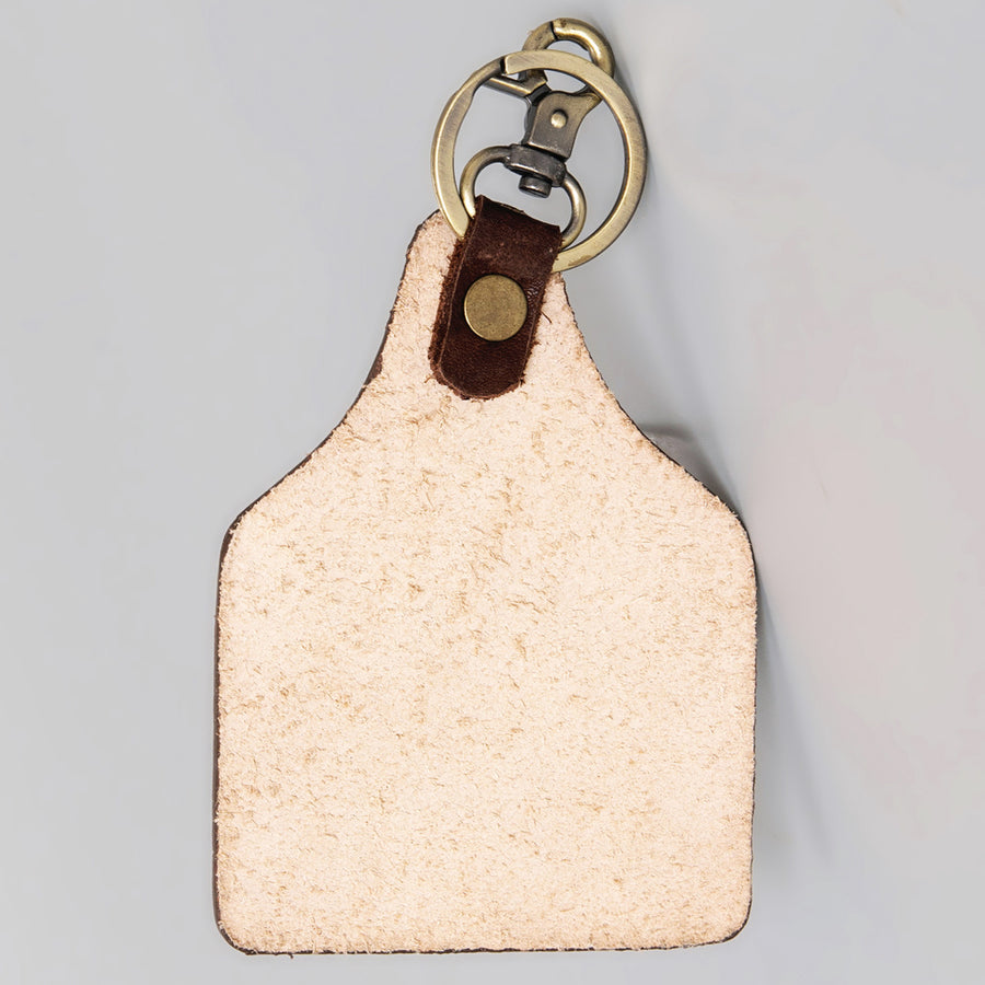 American Darling ADKRM113 Hand Painted Genuine Leather Keyring