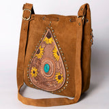 American Darling ADBGM304A Cross Body I Hand Tooled Genuine Leather Women Bag Western Handbag Purse