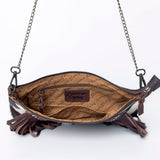 American Darling Cross Body I Hand Tooled Hair-On Genuine Leather Women Bag Western Handbag Purse