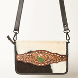 American Darling Cross Body I Hand Tooled Hair-On Genuine Leather Women Bag Western Handbag Purse