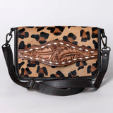 American Darling Cross Body I Hand Tooled Hair-On Genuine Leather Women Bag Western Handbag Purse