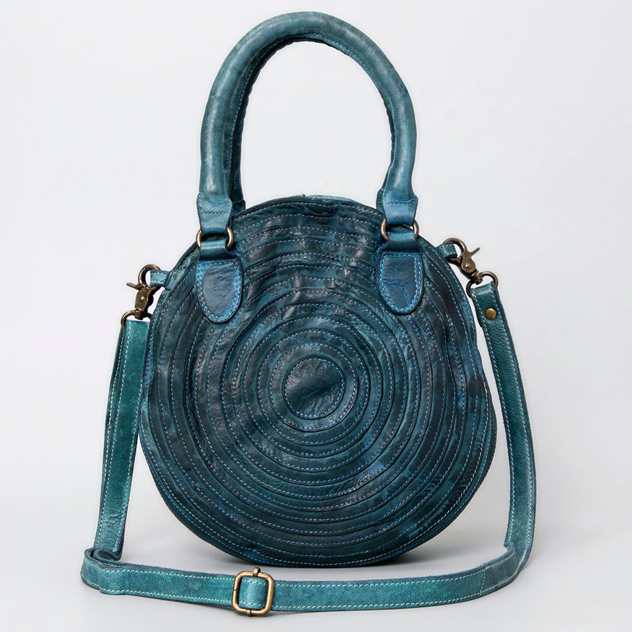 Never Mind Nmbgm112D Tote Vintage Handmade Genuine Cowhide Leather Women Bag Western Handbag Purse