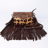 American Darling Small Crossbody Hand Tooled Hair On Genuine Leather Women Bag Western Handbag Purse