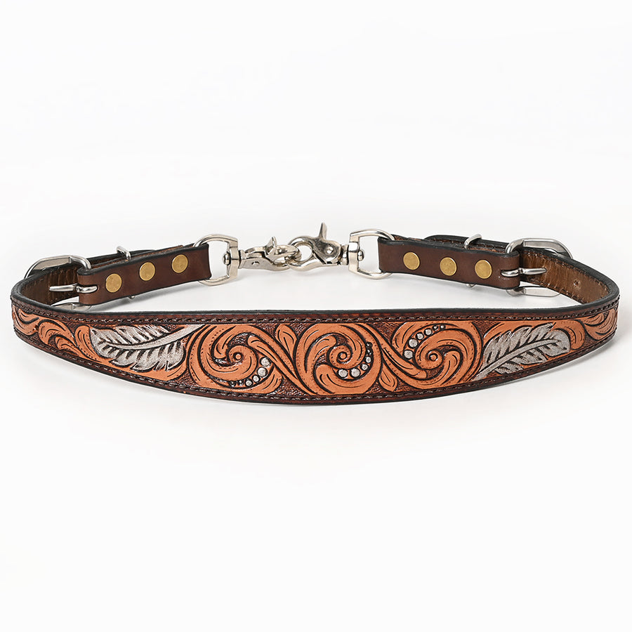 Bar H Equine Genuine Western American Leather Horse Wither Strap - Uhorse