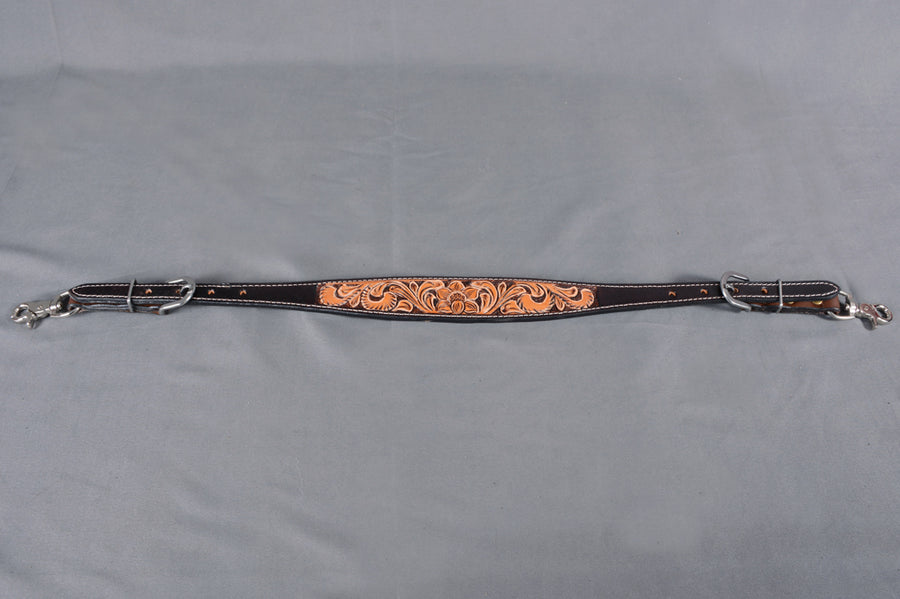 Bar H Equine Genuine Western American Leather Horse Premium Headstall & Breast Collar Set