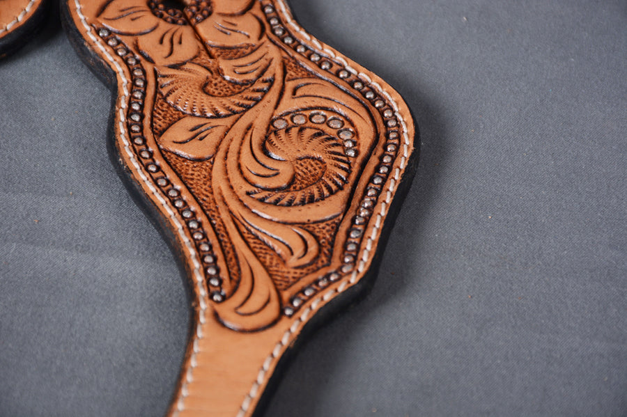 Bar H Equine Leather Spurs Straps for Adults Western Womens Spur Horse Riding Barrel Racing Show and Rodeo Strap Adult Women