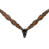 Bar H Equine Genuine Western American Leather Horse Breast Collar - Uhorse