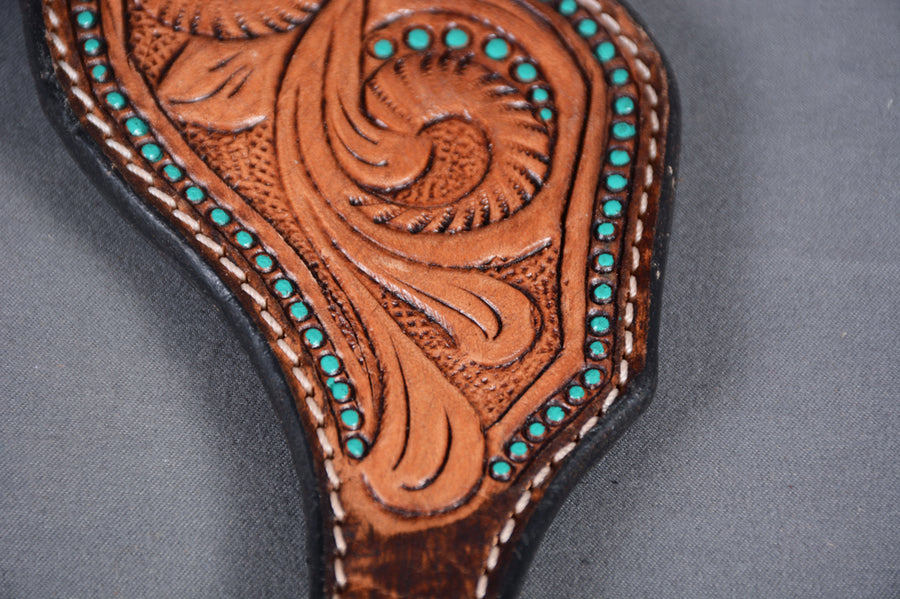 Bar H Equine Leather Spurs Straps for Adults Western Womens Spur Horse Riding Barrel Racing Show and Rodeo Strap Adult Women