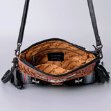 American Darling Cross Body Hand Tooled Saddle Blanket Genuine Leather Women Bag Western Handbag Purse