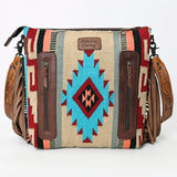 American Darling ADBGZ700 Crossbody Hand Tooled Saddle Blanket Genuine Leather Women Bag Western Handbag Purse