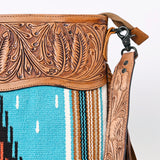 American Darling Crossbody Hand Tooled Saddle Blanket Genuine Leather Women Bag Western Handbag Purse