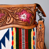 American Darling Crossbody Hand Tooled Saddle Blanket Genuine Leather Women Bag Western Handbag Purse