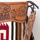 American Darling Crossbody Hand Tooled Saddle Blanket Genuine Leather Women Bag Western Handbag Purse