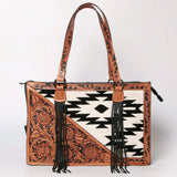 American Darling Tote Hand Tooled Saddle Blanket Genuine Leather Women Bag Western Handbag Purse