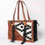 American Darling Tote Hand Tooled Saddle Blanket Genuine Leather Women Bag Western Handbag Purse