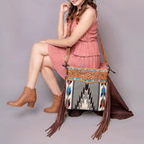 American Darling Crossbody Hand Tooled Saddle Blanket Genuine Leather Women Bag Western Handbag Purse