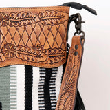 American Darling Crossbody Hand Tooled Saddle Blanket Genuine Leather Women Bag Western Handbag Purse