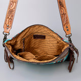 American Darling Cross Body Hand Tooled Saddle Blanket Genuine Leather Western Women Bag Handbag Purse | Crossbody for