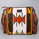 American Darling ADBGZ707 Crossbody Hand Tooled Saddle Blanket Genuine Leather Women Bag Western Handbag Purse