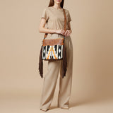 American Darling Crossbody Hand Tooled Saddle Blanket Genuine Leather Women Bag Western Handbag Purse